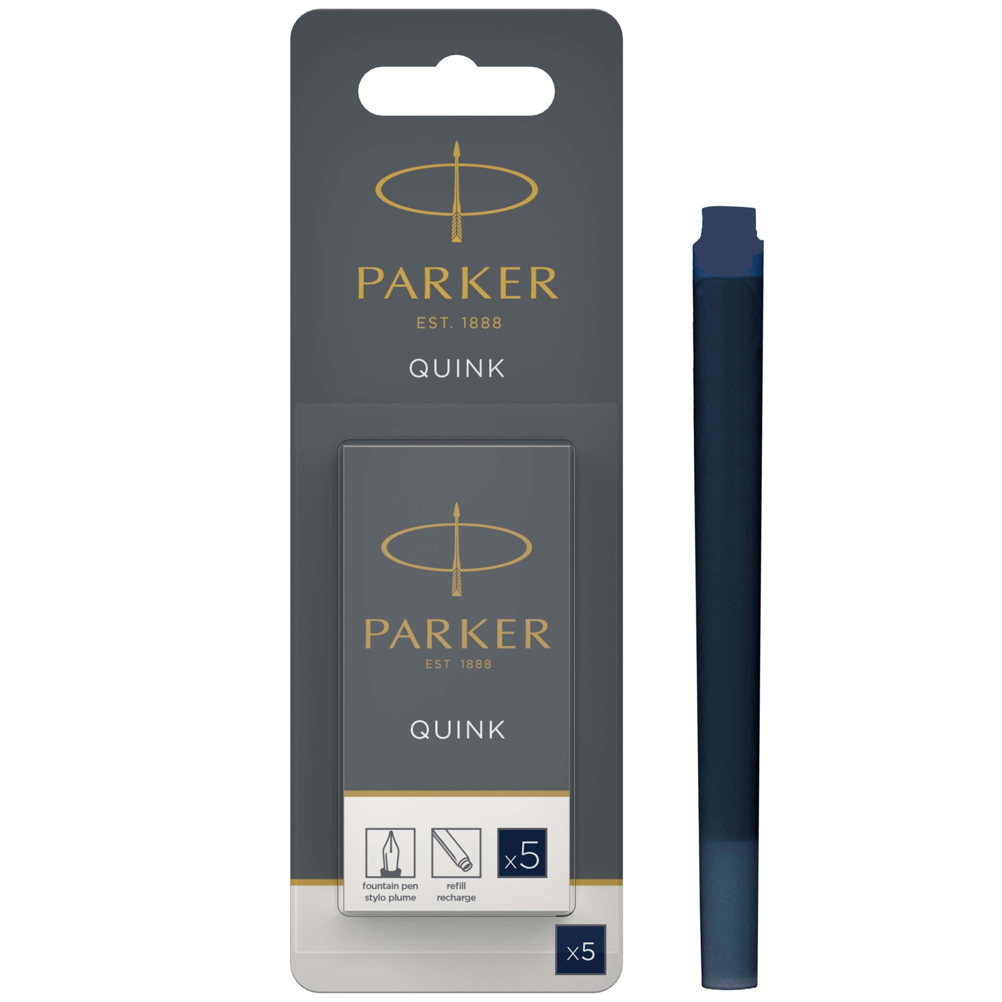 Parker Long Cartridge BL/BK PK5