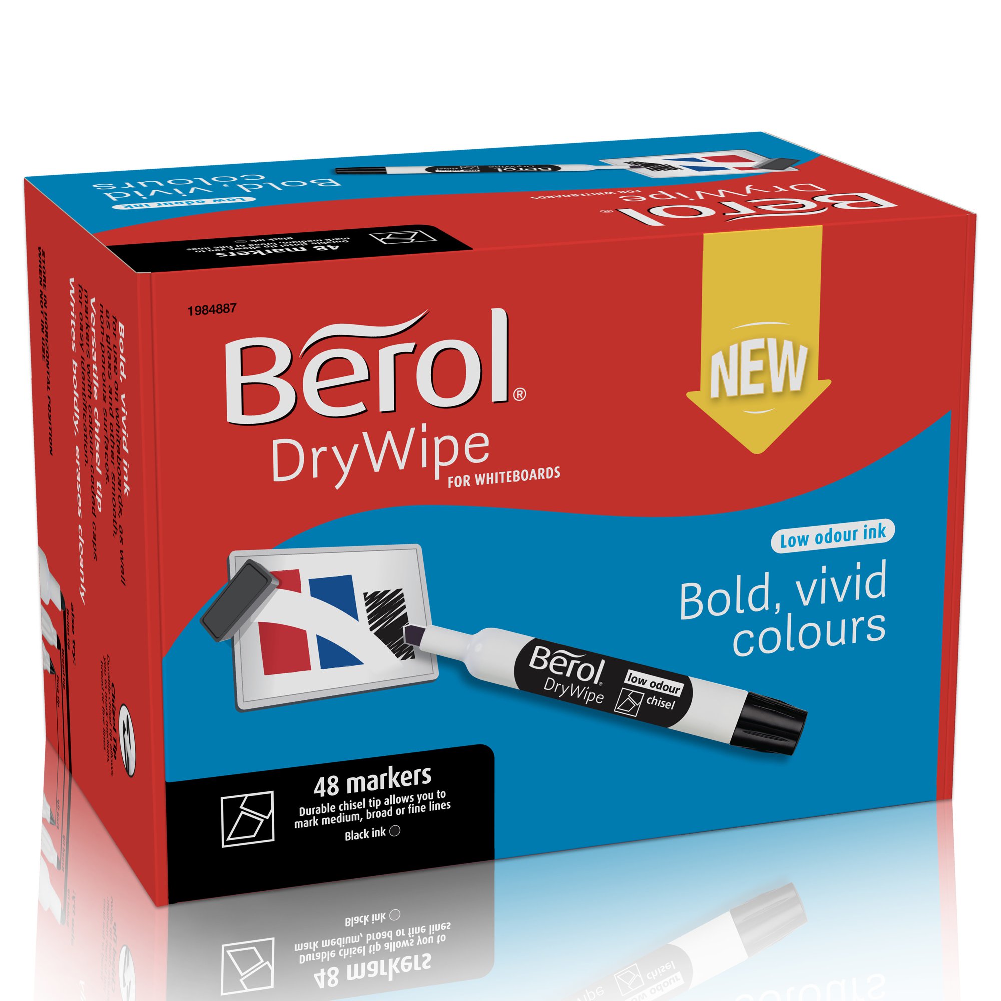 Berol WB Marker CT BK PK48
