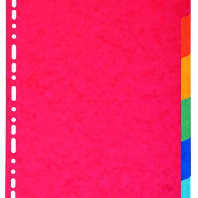 Exacompta Bright A4 Dividers 6 part