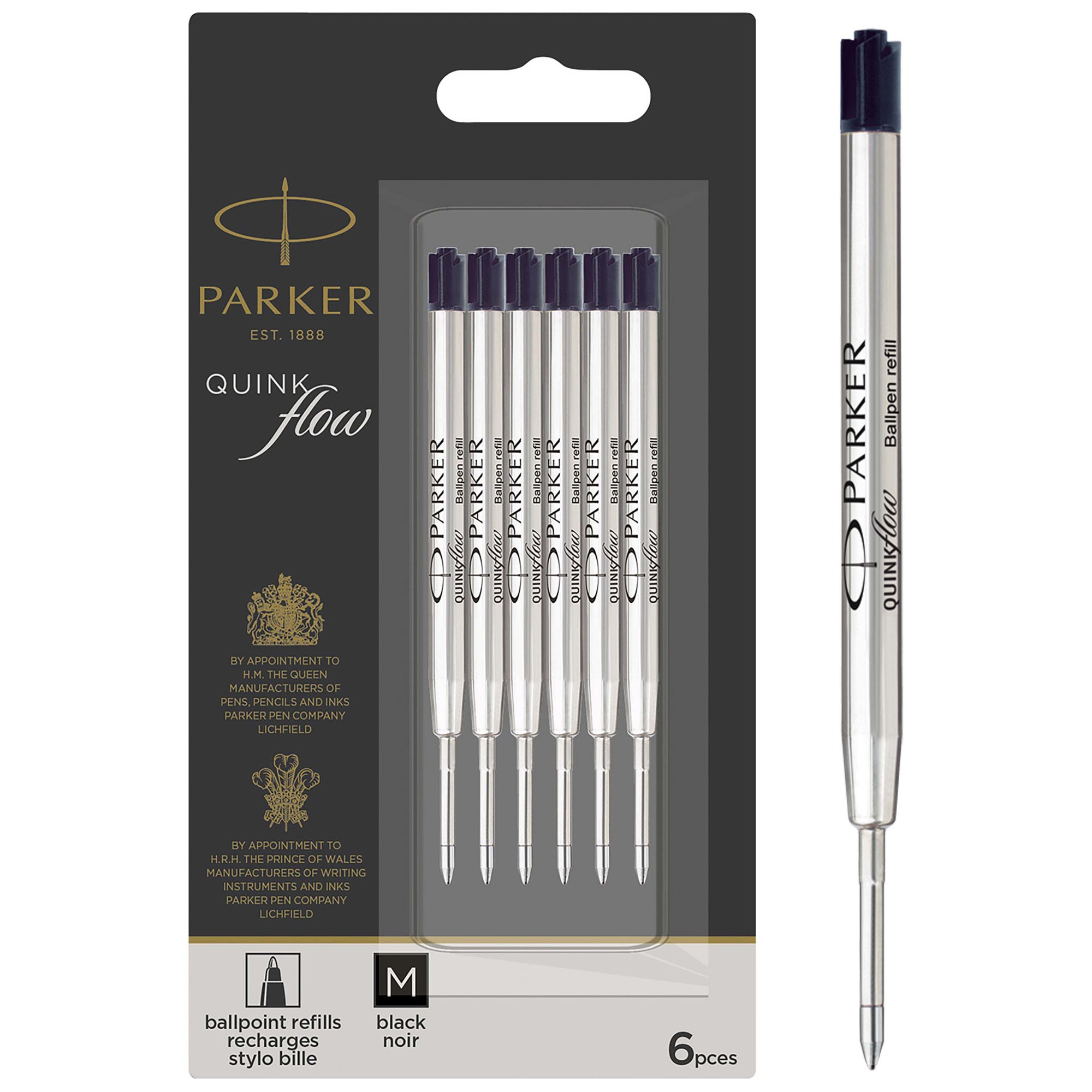 Parker Quinkflow BP Med Tip BK Refill