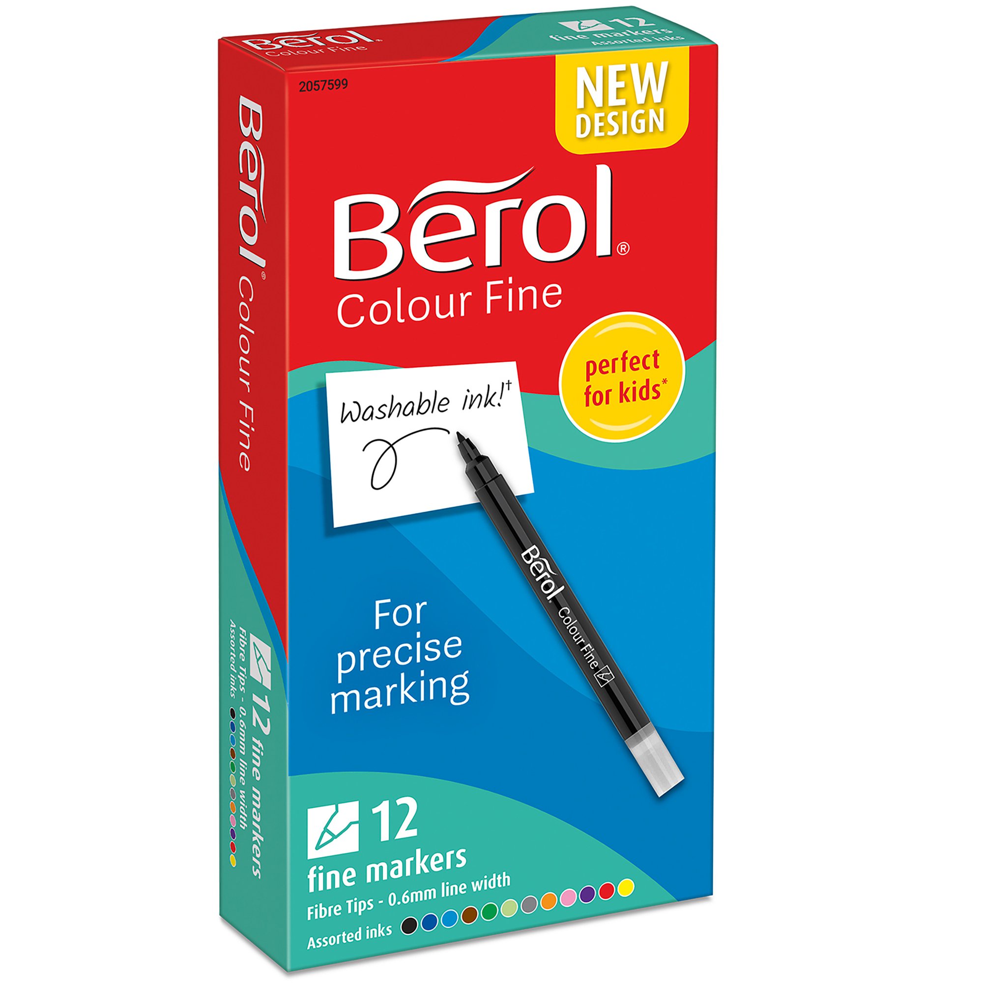 Berol Colorfine Fibre Tip ATD PK12