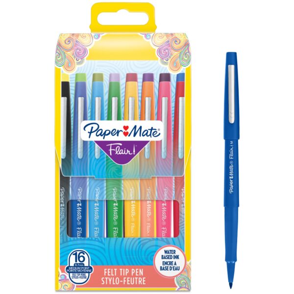 PaperMate Flair Felt Tip ATD PK16
