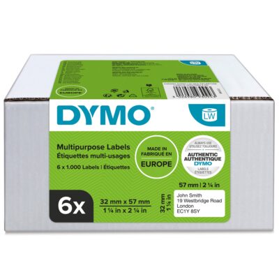 Dymo Multi-Purpose Label 32x57 PK6