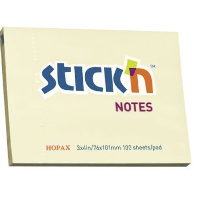 ValueX Sticky Notes 76x101mm Yellow PK12