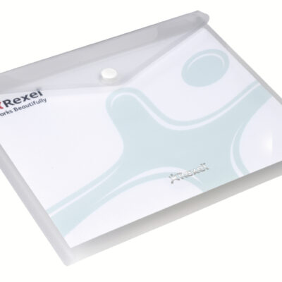 Rexel Popper Wallets A5 Clr PK5