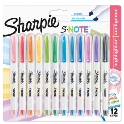 Sharpie S-Note Assorted PK12