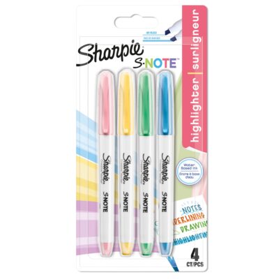 Sharpie S-Note Assorted PK4