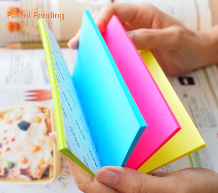 Stickn Magic Pad 76x127mm Neon PK12