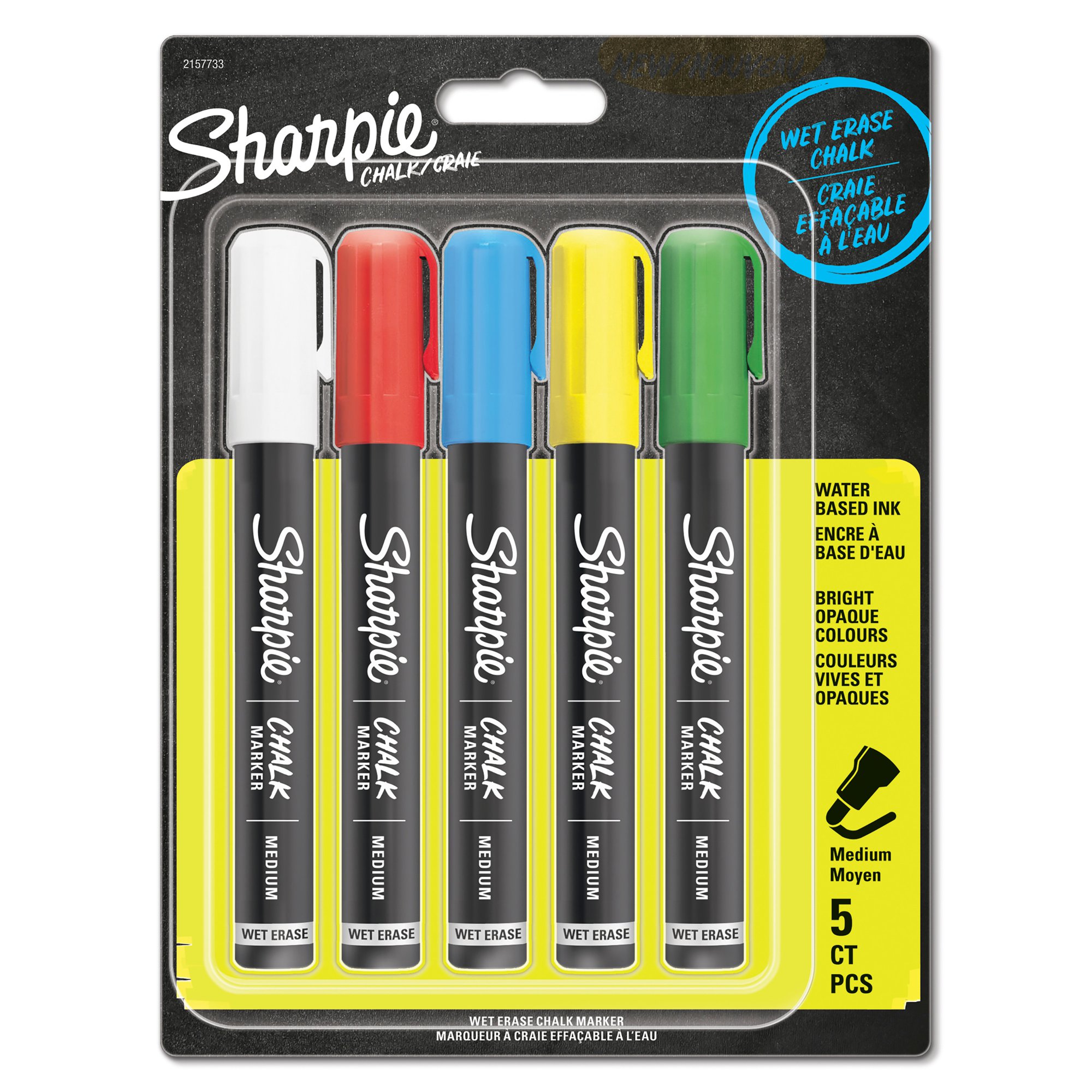 Sharpie Chalk Marker Asst PK5