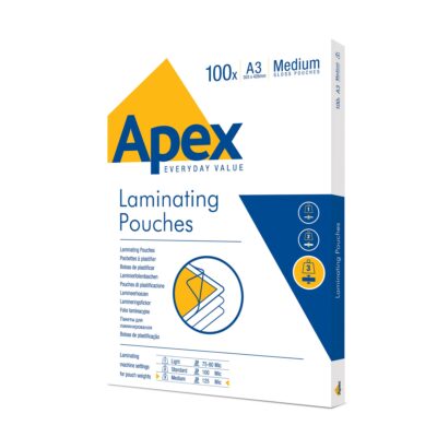 ValueX Laminating Pouch A3 2x125mu PK100