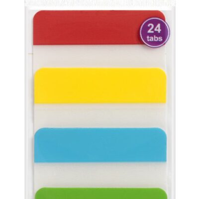 Valx Filing Tabs 38x51mm 4 Col PK24