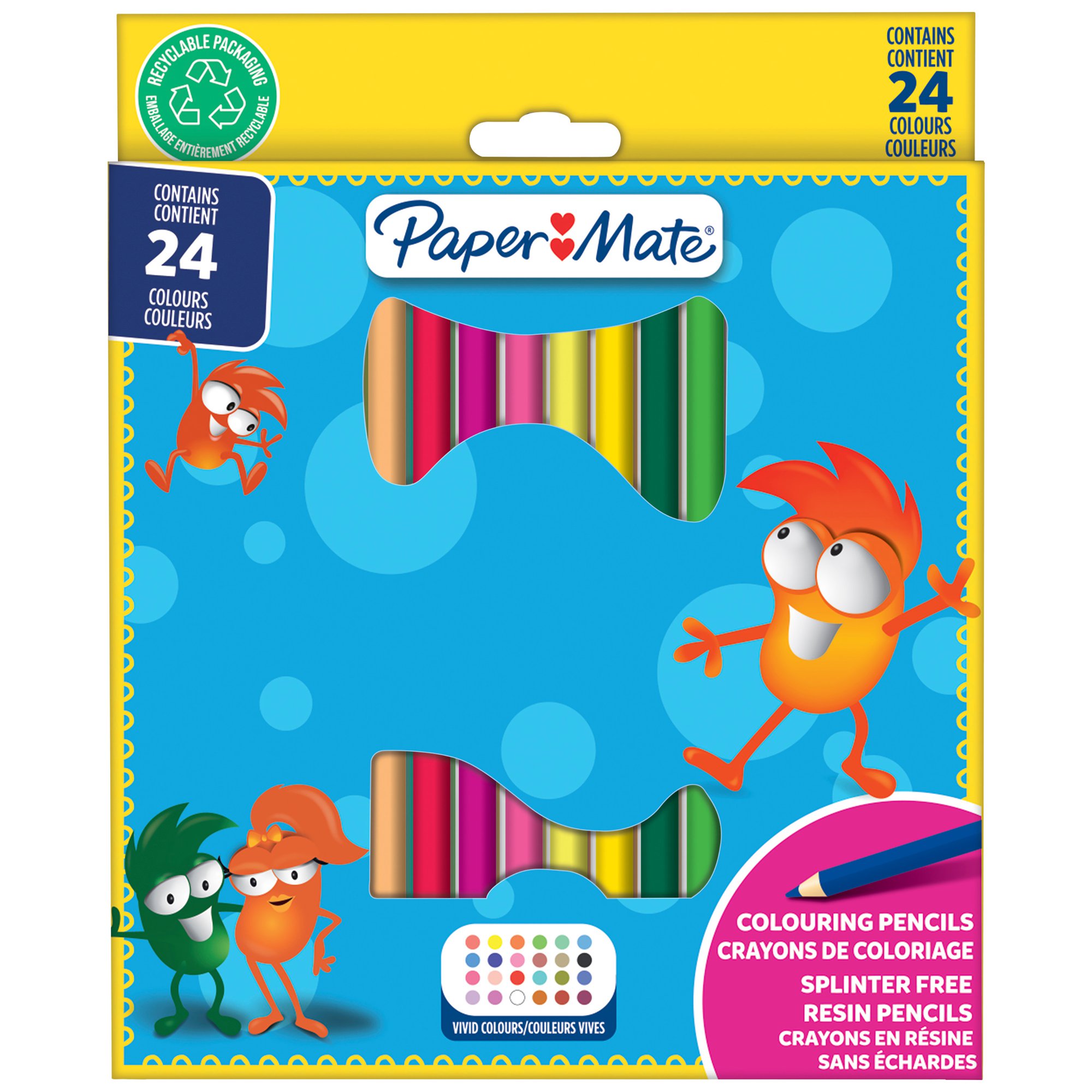 Paper Mare Colouring Pencil PK24