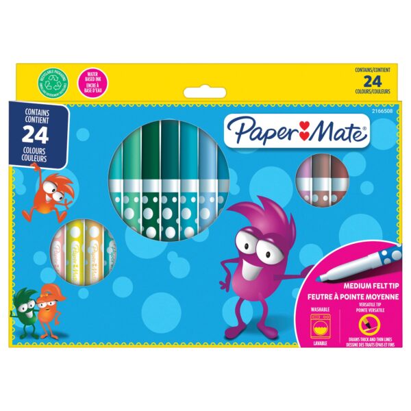 Paper Mate Felt Tip Colouring Pen PK124
