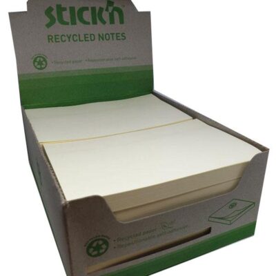 Stickn Recycled Notes 76x127mm PK12