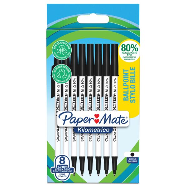 Paper Mate Kilometrico Ballpen BK PK8