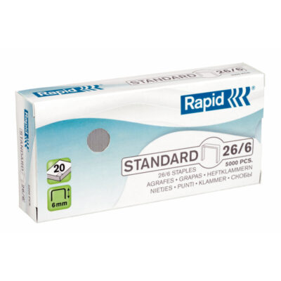 Rapid Staples 26/6mm (PK5000)