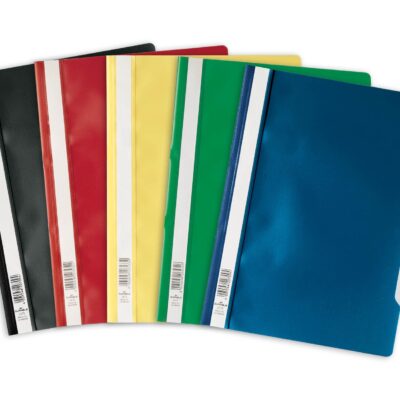 Durable Clear Folder A4 Ass Col PK25