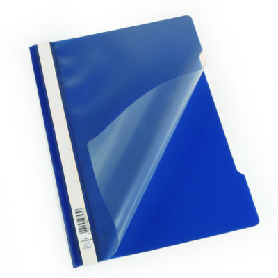 Polyprop ClearView Folder A4 DarkBL PK50