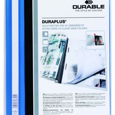 Duraplus Report Folder ExWide A4 BL PK25