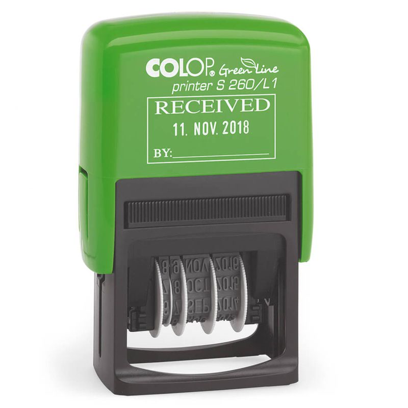 Green Line Date Stamp Received S260/L1