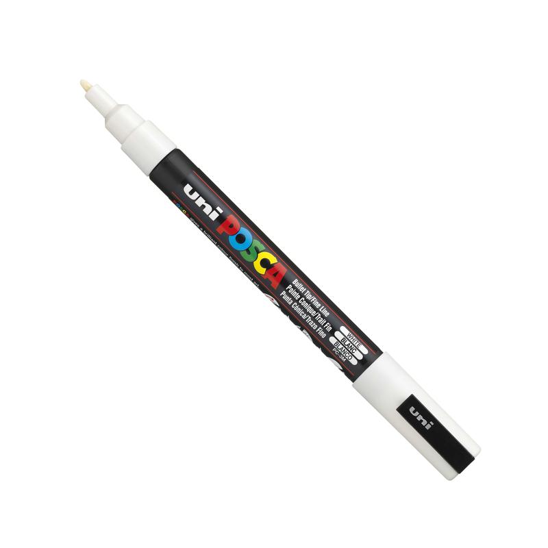 Posca PC-3M Paint Marker WH PK1