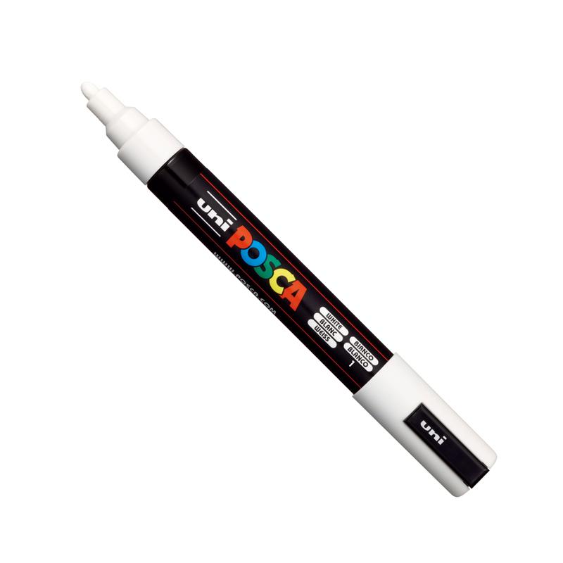 Posca PC-5M Paint Marker WH PK1