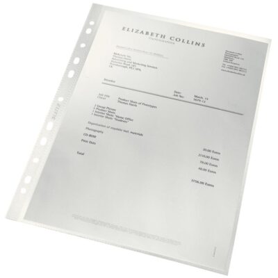 Leitz Recycled A4 Pocket 100mic PK100