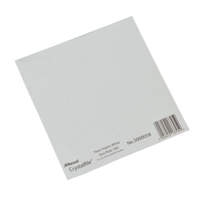 Rx Crystalfile Flexitab Inserts PK50