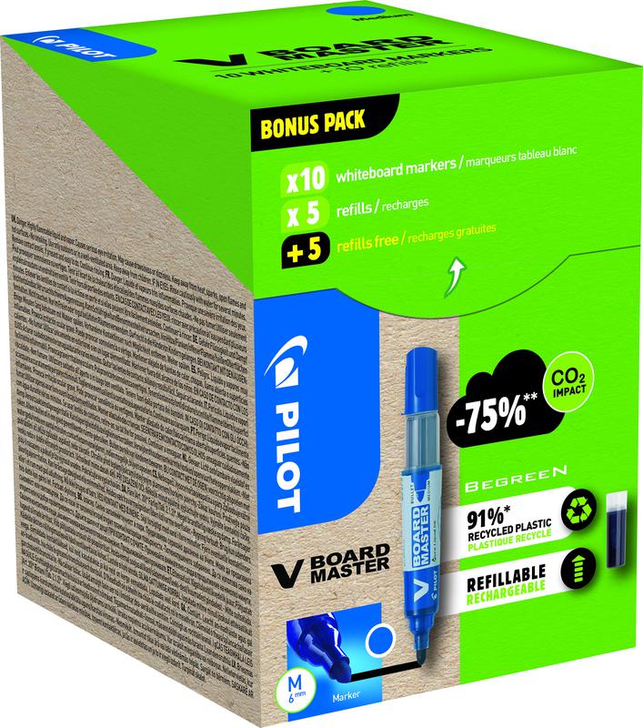 Pilot VBoard Master BL 10Mrkr+10Refill