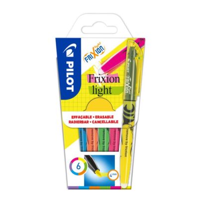 Pilot Frixion Light Highlighter Asst PK6