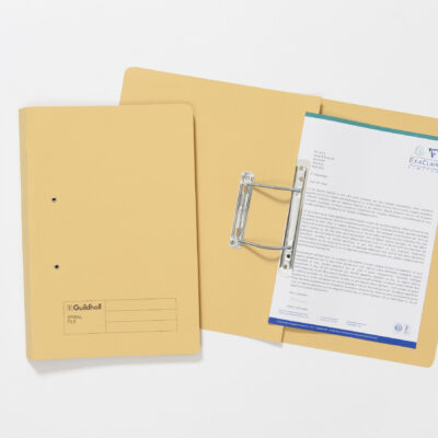 Ghall Trans Spiral File Fscap YW PK50