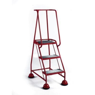 3 Tread Step & Handrail RD 125Kg Load