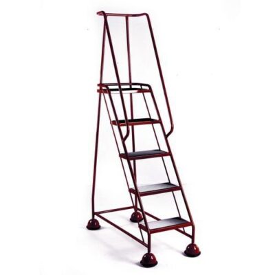 5 Tread Step & Handrail RD 125Kg Load
