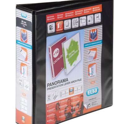 Elba Pres L/Arch 70mm A4 BK PK5