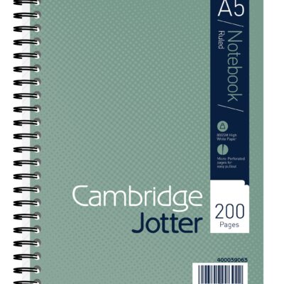 Cambridge Jotter Wbound A5 GN PK3