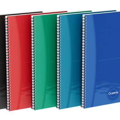 Oxford Oceanis Twin Wire A4 Assorted PK5