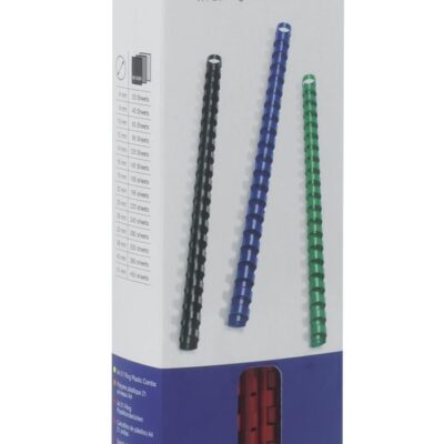 GBC Bind Combs 21 Ring A4 10mm BK PK100