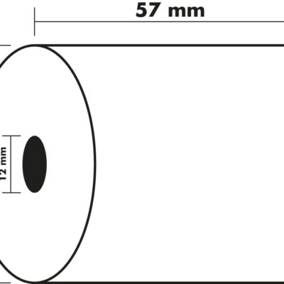 Therm Roll 55g 1ply 57x50x12 PK10
