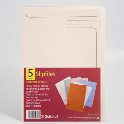 Ghall Slip File 315x230mm Asst PK50
