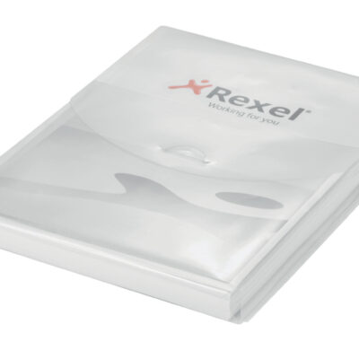 Rexel Exp Punch Pocket A4 Clear PK5