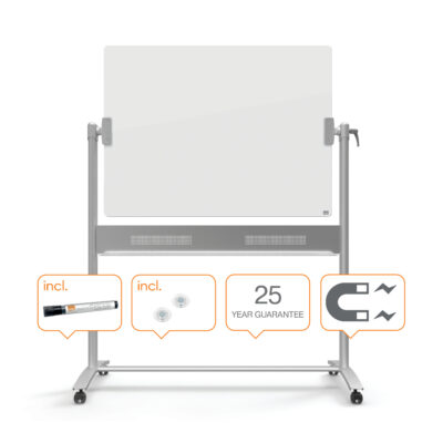 Nobo Dia Glass Mag Board 1200x900mm