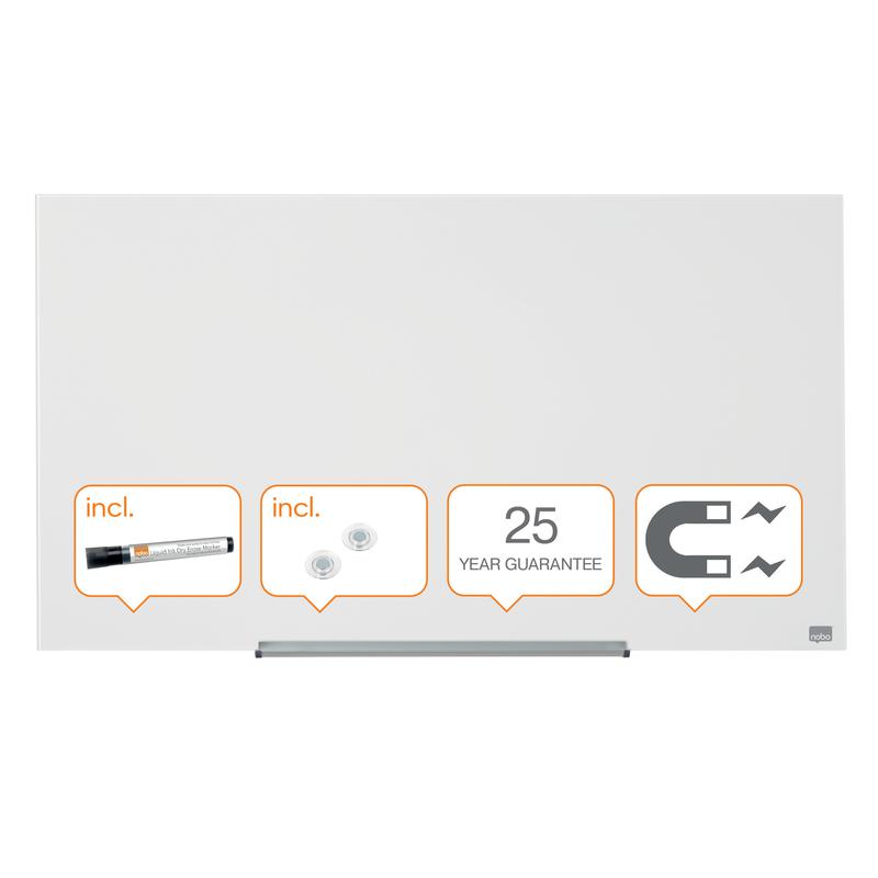 Nobo ImpPro Glass Board 1000x560 WH