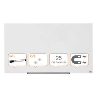 Nobo ImpPro Glass Board 1260x710 WH