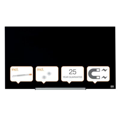 Nobo ImpPro Glass Board 1000x560 BK