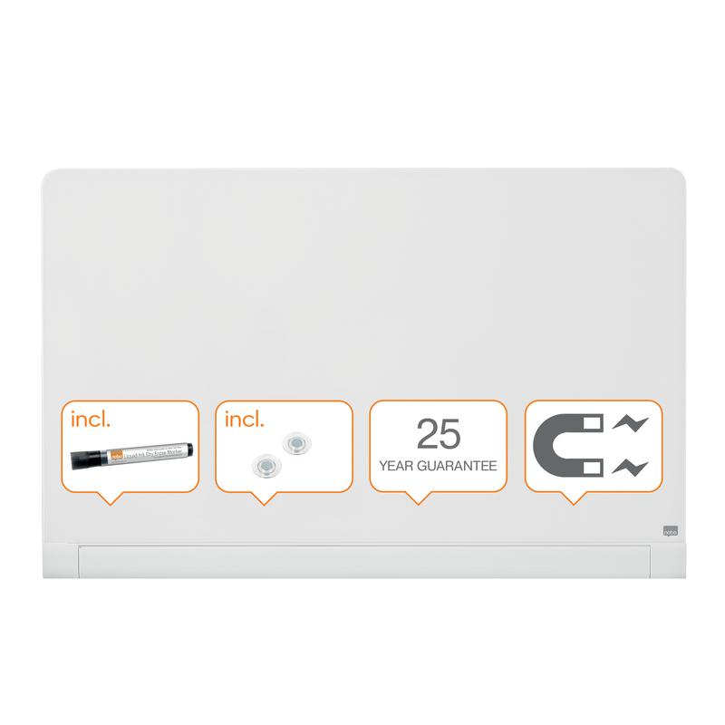 Nobo ImpPro Glass Board 1260x710 WH