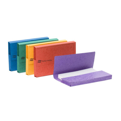 Europa Pocket Wallet Foolscap Asstd PK25