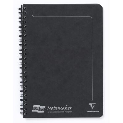 Europa Notemaker A5 Wire Black PK10