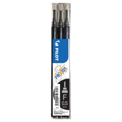 FriXion Point 0.5 BK Refill PK3