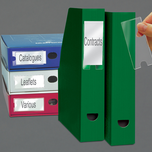 ValueX Label Holders Inserts25x75mm PK12