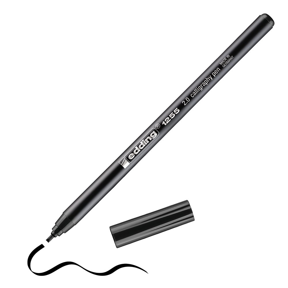 edding 1255 Calligraphy 2.0 BK PK10